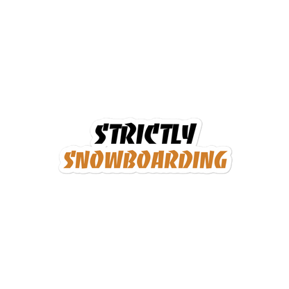 Strictly Stickers - Strictly Snowboarding